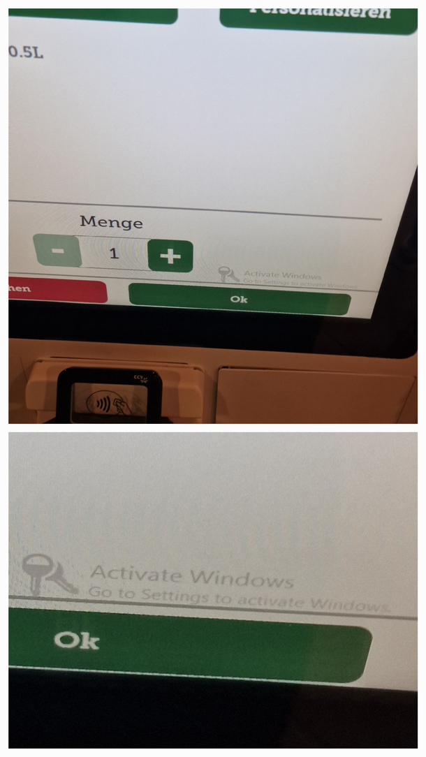 Small family restaurant cant afford Windows licence Macdonalds