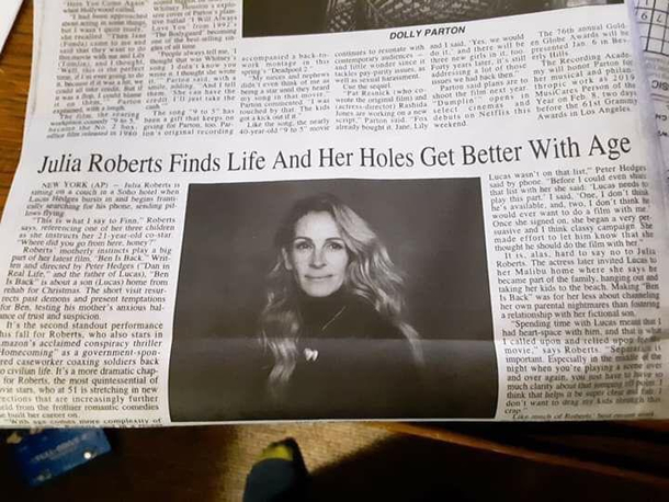 Small hometown newspaper keeps the hits coming