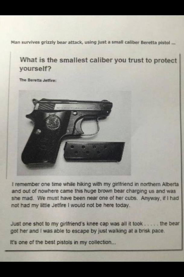 Smallest caliber you trust to protect yourself