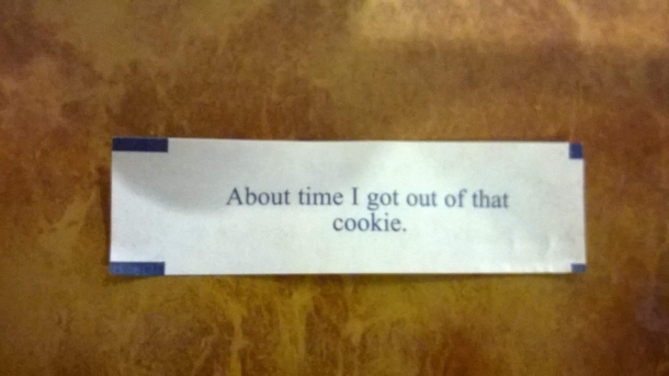 Smart ass fortune cookie