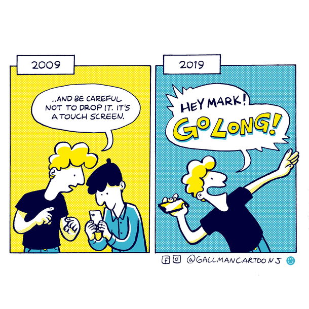 Smart Phones Then and Now