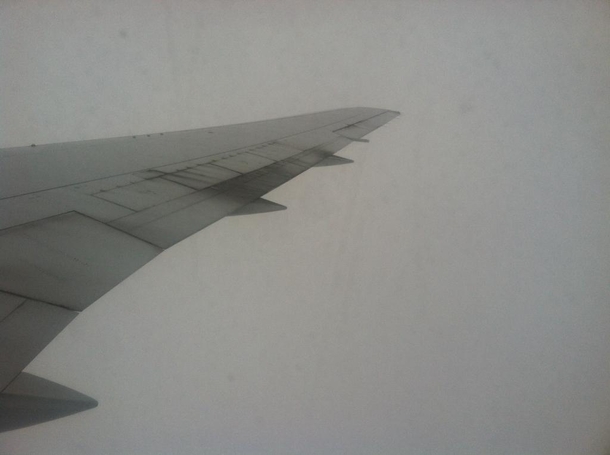 Snapped a great aerial view of London as we landed yesterday