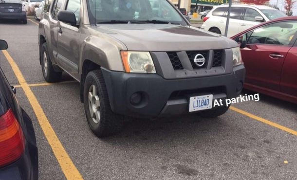 Snapped a photo of the car that took up two spots beside me oc