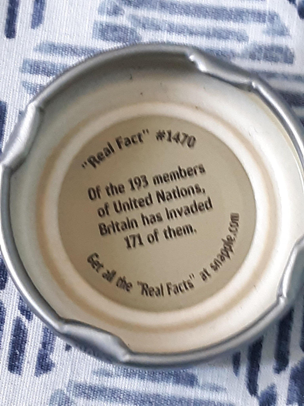 Snapple truly educates