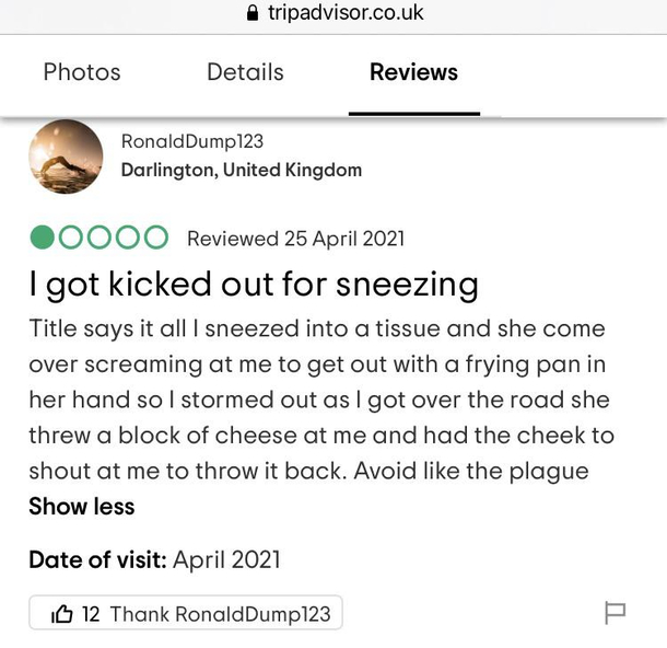 Sneeze and youll get the cheese