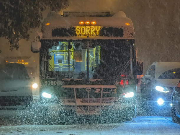 Snowy Bus is Peak Canada