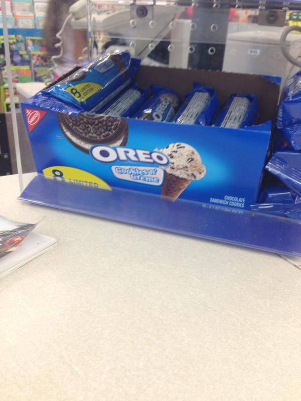 So apparently they have Cookies n Creme flavored Oreos Is it just me or are these just Oreo flavored Oreos