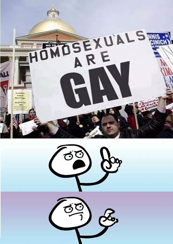 you are gay and you are gay and you are gay meme