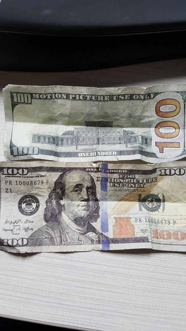 So close and yet so far Found when out exercising I was pretty excited for a few minutes until the not so fine print
