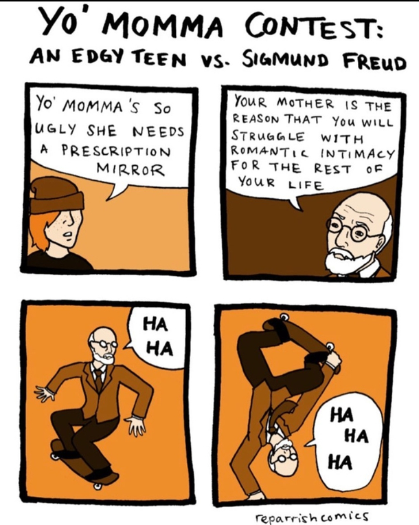 So Freud didnt slip