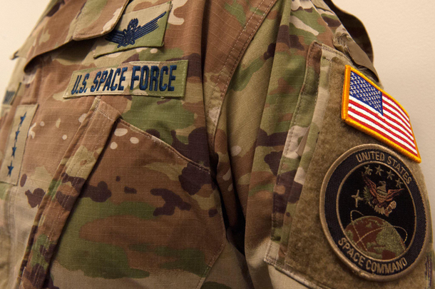 So happy they will be protected by camouflage uniforms in space