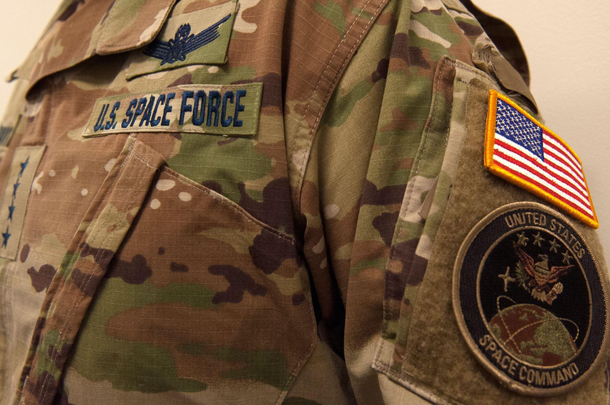 So happy they will be protected by camouflage uniforms in space