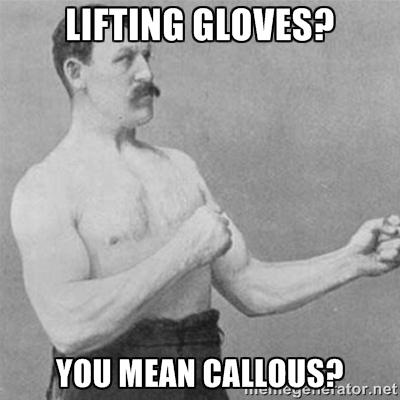 So I asked my ex if he had any recommendations for lifting gloves