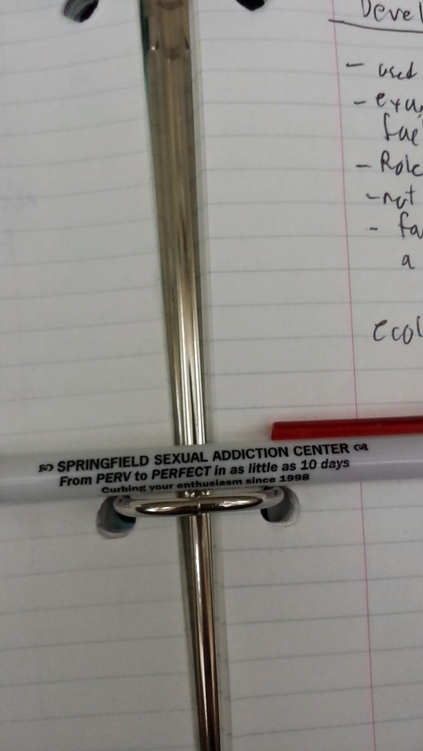 So I borrowed a friends pen