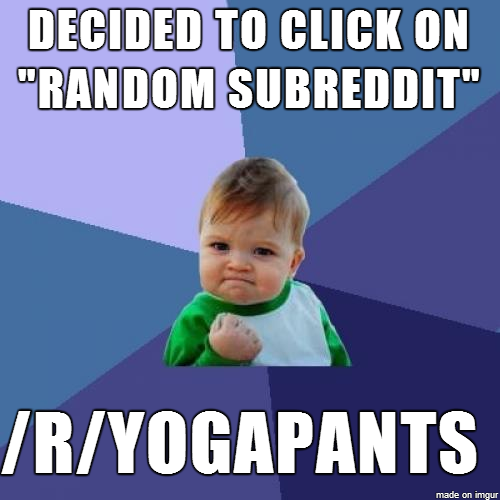 So I clicked on Random Subreddit