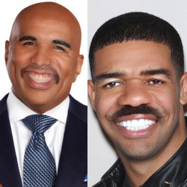 So I did a face swap with Drake and Steve Harvey Meme Guy