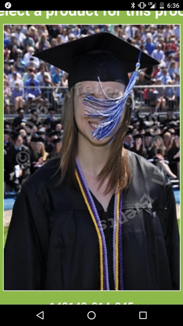 So I got my graduation proofs today