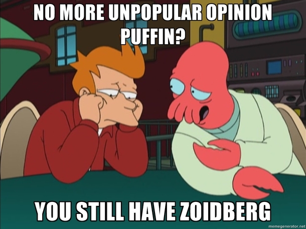 So I heard that Unpopular Opinion Puffin was banned