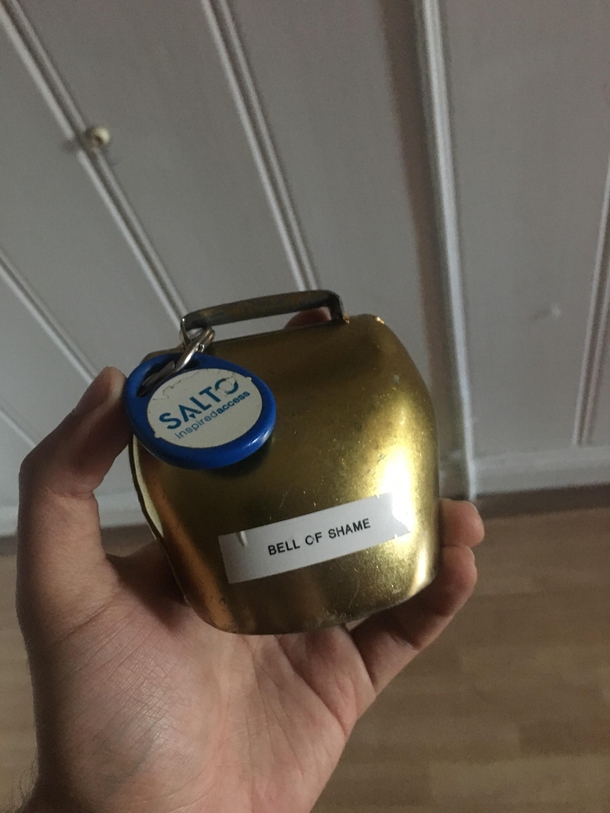 So I locked myself out of my room at a hostel and I asked for help at the reception They gave me this