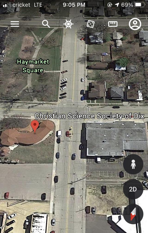 So I looked up the building the name is even more ironic