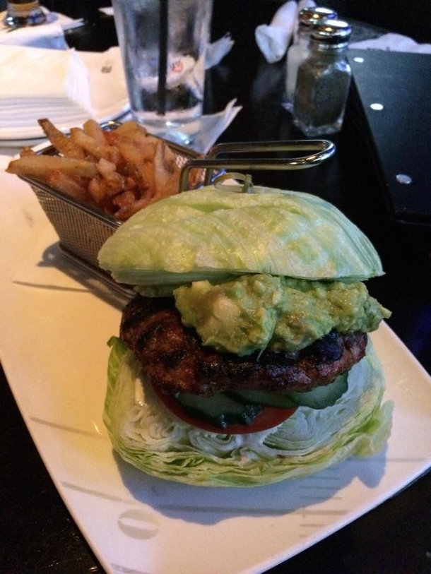 So I ordered a lettuce burger thinking it would come on two PIECES of lettuce