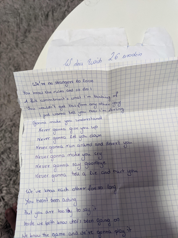 So I received it today from my wife for my birthday