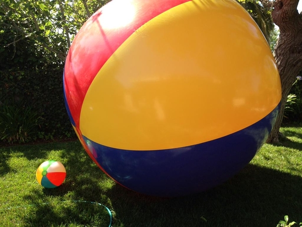 So I recently purchased the worlds largest beach ball I have no idea what to do with it Suggestions