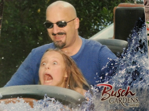 So I took my daughter for her st trip to an amusement park today