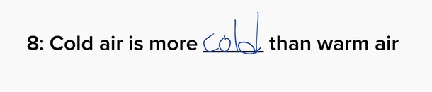 So Im pre-grading my friends science quiz She isnt exactly wrong