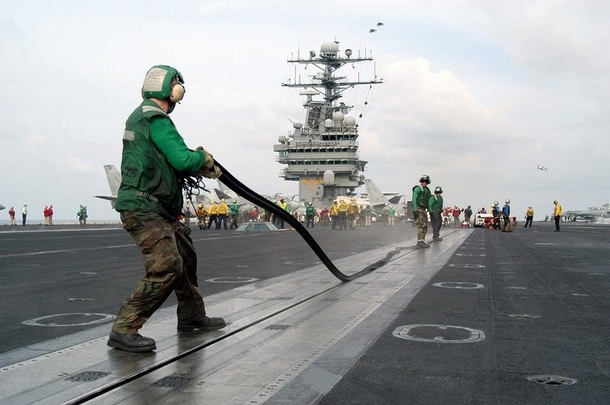 So is a rubber gasket on a aircraft carrier considered a Navy seal