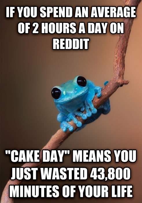 So its my cakeday I dont know whether to be happy or ashamed