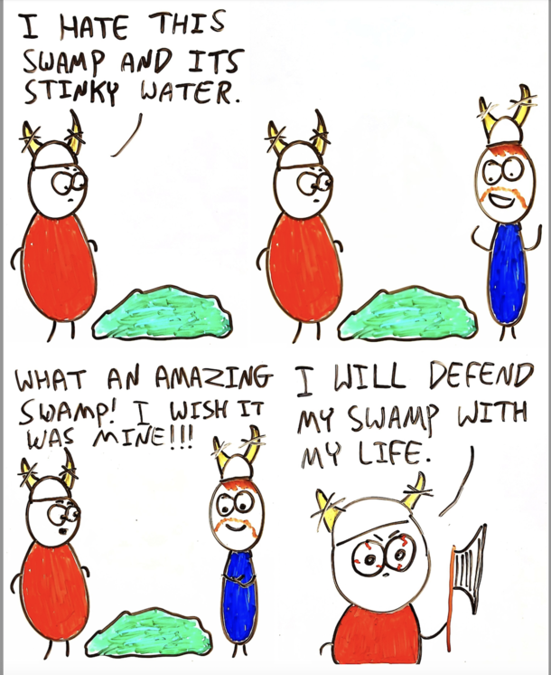 So many fights over swamp-land in medieval Iceland