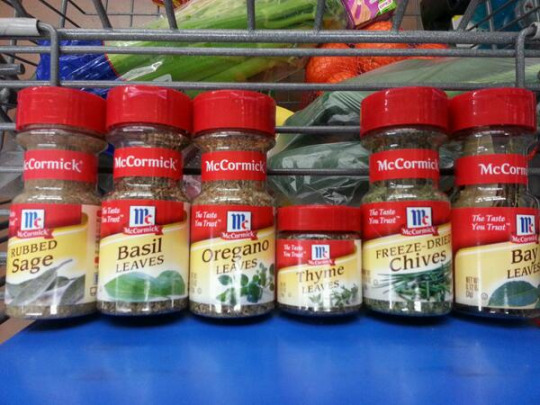 So many herbs so little thyme