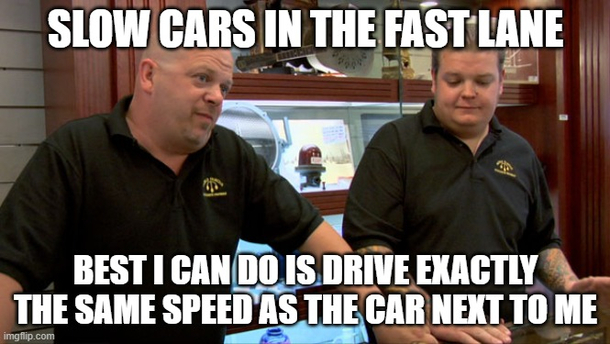 So many wanna be Pace Car drivers
