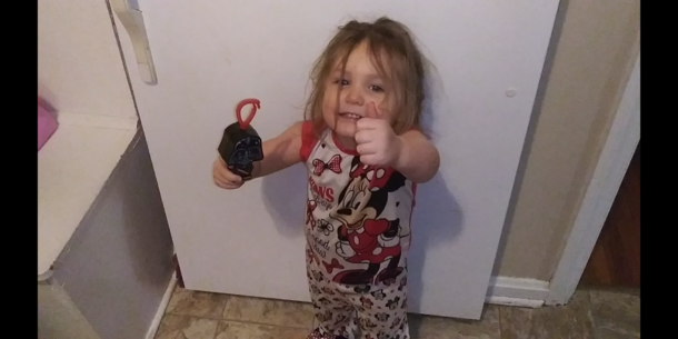 So much money spent on Christmas and shed rather play with Darth Vader from a happy meal