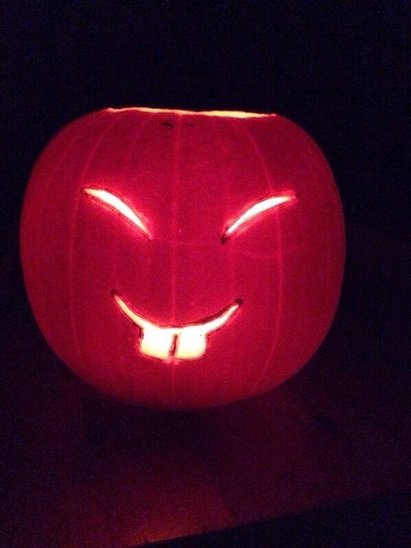 So my Asian housemate made a Jack-O-Rantern