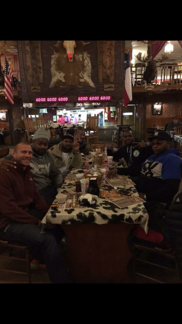 So my buddy was at a steakhouse in a small town in Texas and Wu Tang