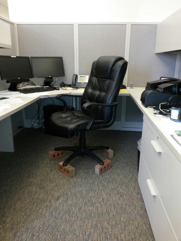 So my co-worker went out of town