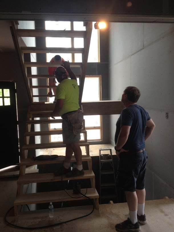 So my dads building a houseneedless to say someone messed up