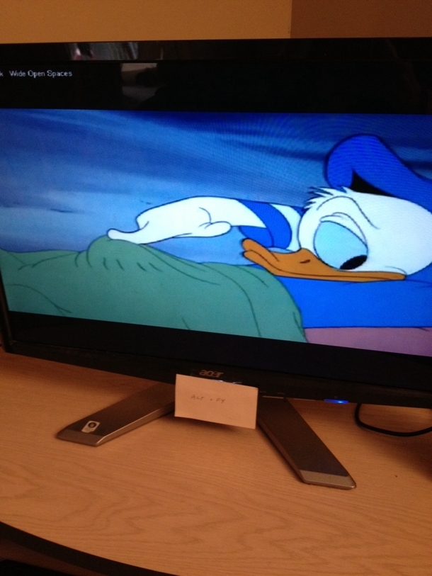 So my five year old brother was watching cartoons and this popped upmorning wood anyone