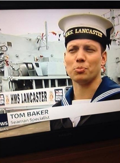 So my friend is currently in the Navy and made it on to TV during the national news