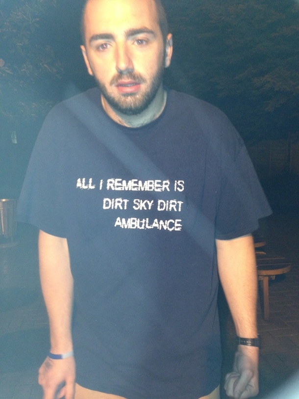 So my friend spent  days in hospital after a bmx accident I got him this shirt to welcome him home