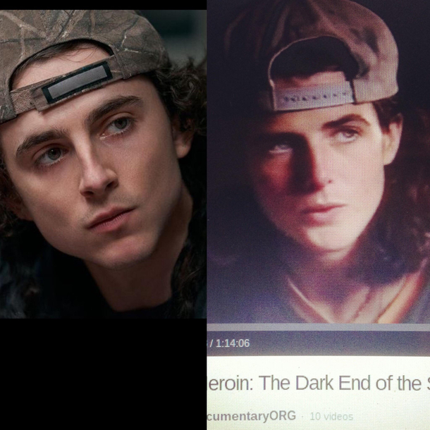 So my question is why does Timothee in Dont look up look exactly like I did in the movie Black Tar Heroin The Dark End of the Street