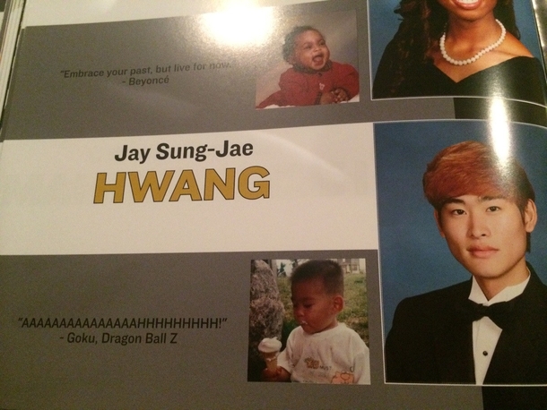 So my senior yearbook came out today