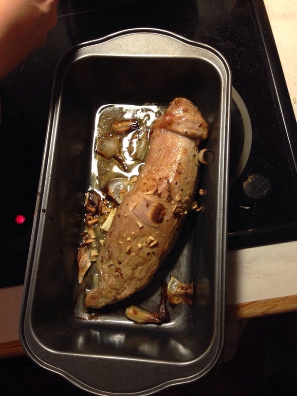So my steak looks quite exotic