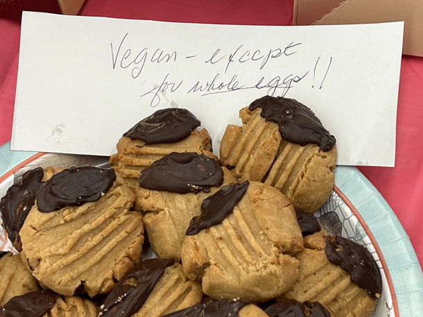 So not vegan then