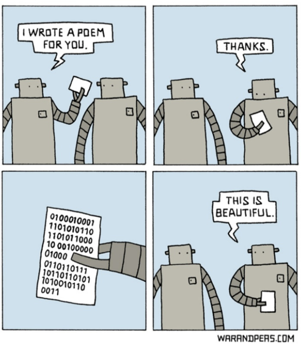 So robots have feelings than
