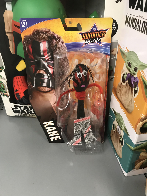 So sometimes people buy an action figure and return it with a cheaper different one just to keep the original one This is the most ridiculous figure swap Ive ever seen