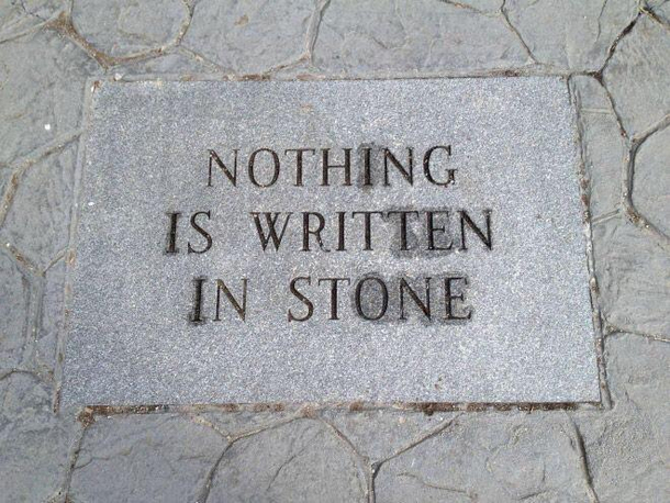 So they say