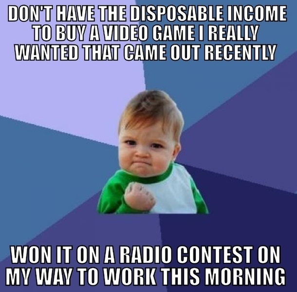 So this happened to me today